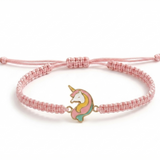 Unicorn 92.5 Silver rakhi in pink thread