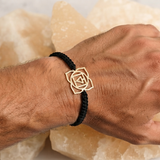 Root Chakra 92.5 silver Thread bracelet for him