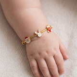 Santa-Bunny-Socks-92.5 Silver adjustable kids bangle