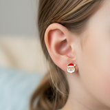 Santa 92.5 silver ear studs