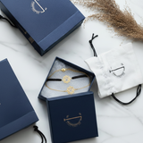 Sacral chakra 92.5 silver couple bracelet