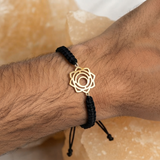 Sacral Chakra 92.5 silver Thread bracelet for him