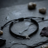 Scorpio 92.5 silver Thread bracelet for him