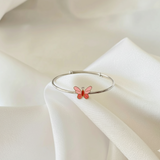 Butterfly Silver adjustable kids bangle
