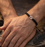 Cancer 92.5 silver Thread bracelet for him