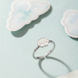 Cloud 92.5 silver kids adjustable ring