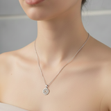Crown Chakra 92.5 silver Charm Necklace