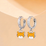 Cz Hoop 92.5 Cub Earrings