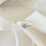 Evil eye original Silver adjustable kids bangle