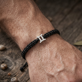 Gemini 92.5 silver Thread bracelet for him