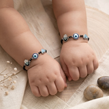 Hamsa, Original Evil Eye & Car 92.5 silver kids Nazariye