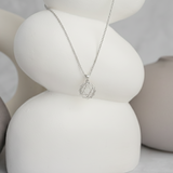 Heart Chakra 92.5 silver Charm Necklace