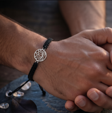 Lotus 92.5 silver Thread bracelet for him