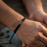 Libra 92.5 silver Thread bracelet for him