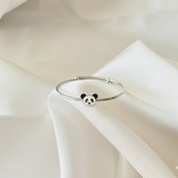 Panda Silver adjustable kids bangle