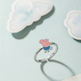 Peppa pig 92.5 silver kids adjustable ring