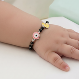 Pink evil eye & duck 92.5 silver kids Nazariye