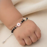 Pink evil eye & unicorn 92.5 silver kids Nazariye