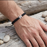 Pisces 92.5 silver Thread bracelet for him