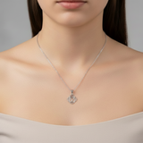 Root Chakra 92.5 silver Charm Necklace