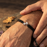 Sagittarius 92.5 silver Thread bracelet for him