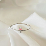 softy Silver adjustable kids bangle