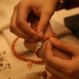 Enamelled Softy 92.5 Silver versatile pendant rakhi