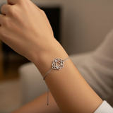 Solar plexus Chakra 92.5 silver Bracelet for her