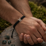 Taurus 92.5 silver Thread bracelet for him