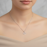 Third eye Chakra 92.5 silver Charm Necklace