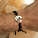 Throat Chakra 92.5 silver Thread bracelet for him