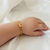 Butterfly Silver adjustable kids bangle