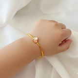 Dog 92.5 Silver adjustable kids bangle