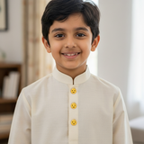 Smiley kurta buttons