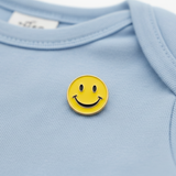 smiley lapel pin