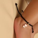 Snowman black thread 92.5 silver nazarbattu