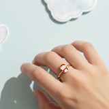 Swonman 92.5 silver kids adjustable ring