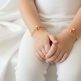 Socks Silver adjustable kids bangle