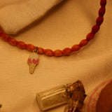 Enamelled Softy 92.5 Silver versatile pendant rakhi