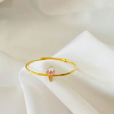 softy Silver adjustable kids bangle