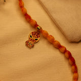 Enamelled Spider man 92.5 Silver versatile pendant rakhi