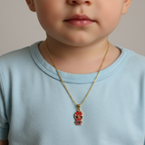 spiderman charm 92.5 silver necklace