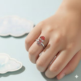 Spiderman 92.5 silver kids adjustable ring