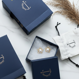 Star flower shaped studs