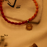 Enamelled Sun 92.5 Silver versatile pendant rakhi