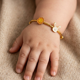 Sun-Bunny 92.5 Silver adjustable kids bangle
