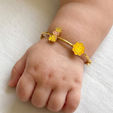 Sun-Giraffe 92.5 Silver adjustable kids bangle