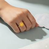 Sun 92.5 silver kids adjustable ring