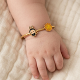 Sun-Labubu 92.5 Silver adjustable kids bangle