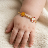 Sun-Snowman 92.5 Silver adjustable kids bangle